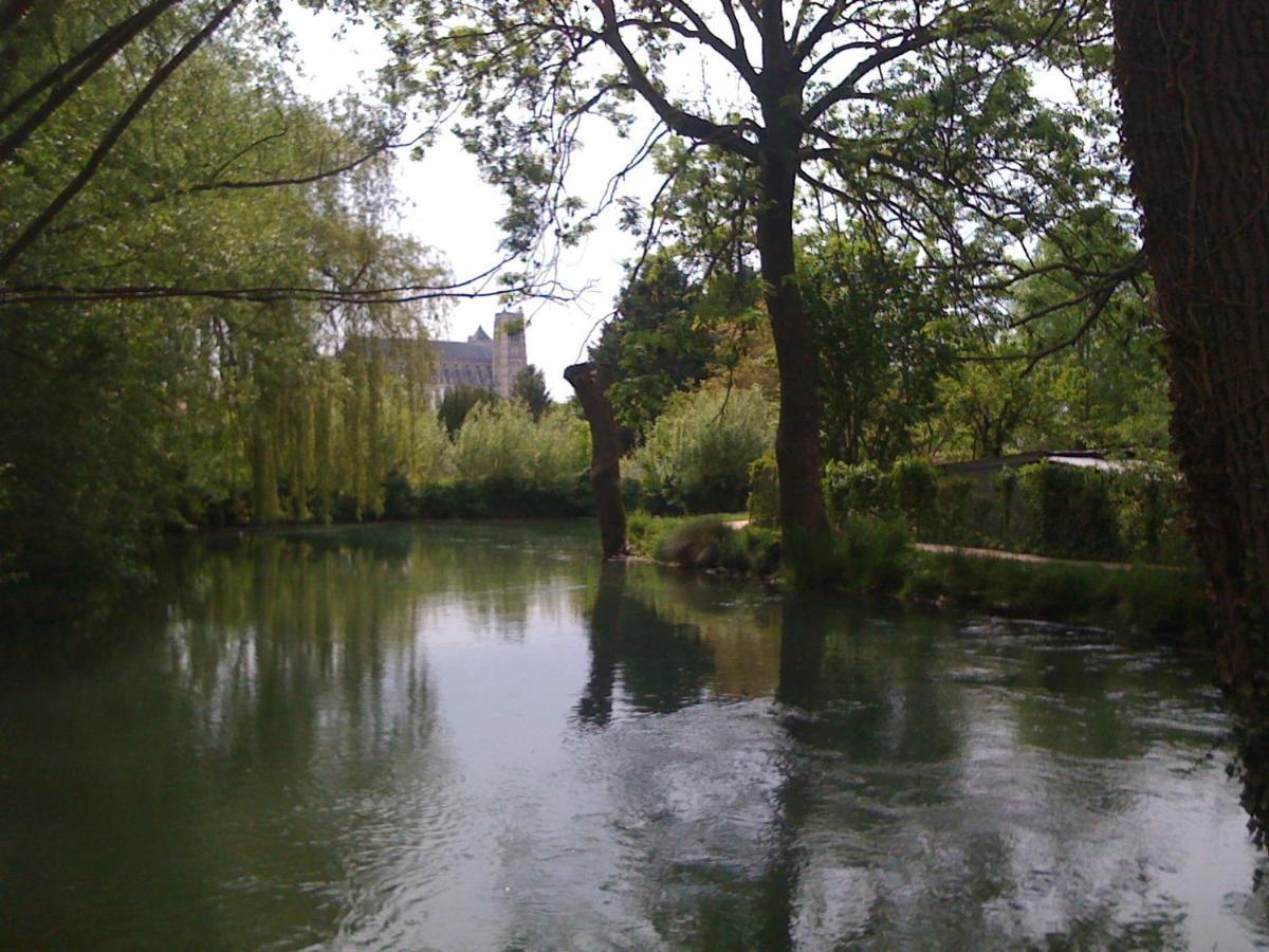 Les Volets Bleus - Deux Appartements Et Un Studio, Jardin Bourges Exteriör bild