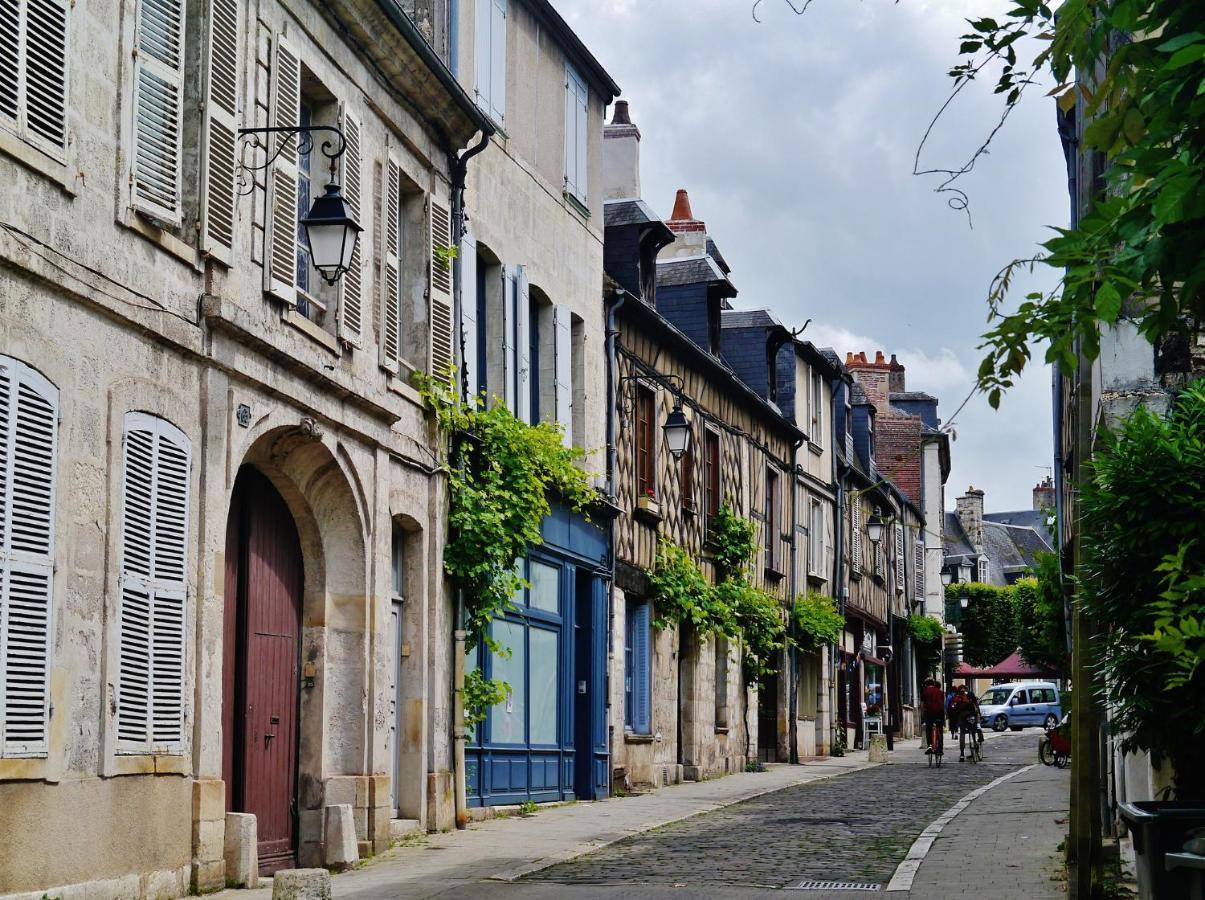 Les Volets Bleus - Deux Appartements Et Un Studio, Jardin Bourges Exteriör bild