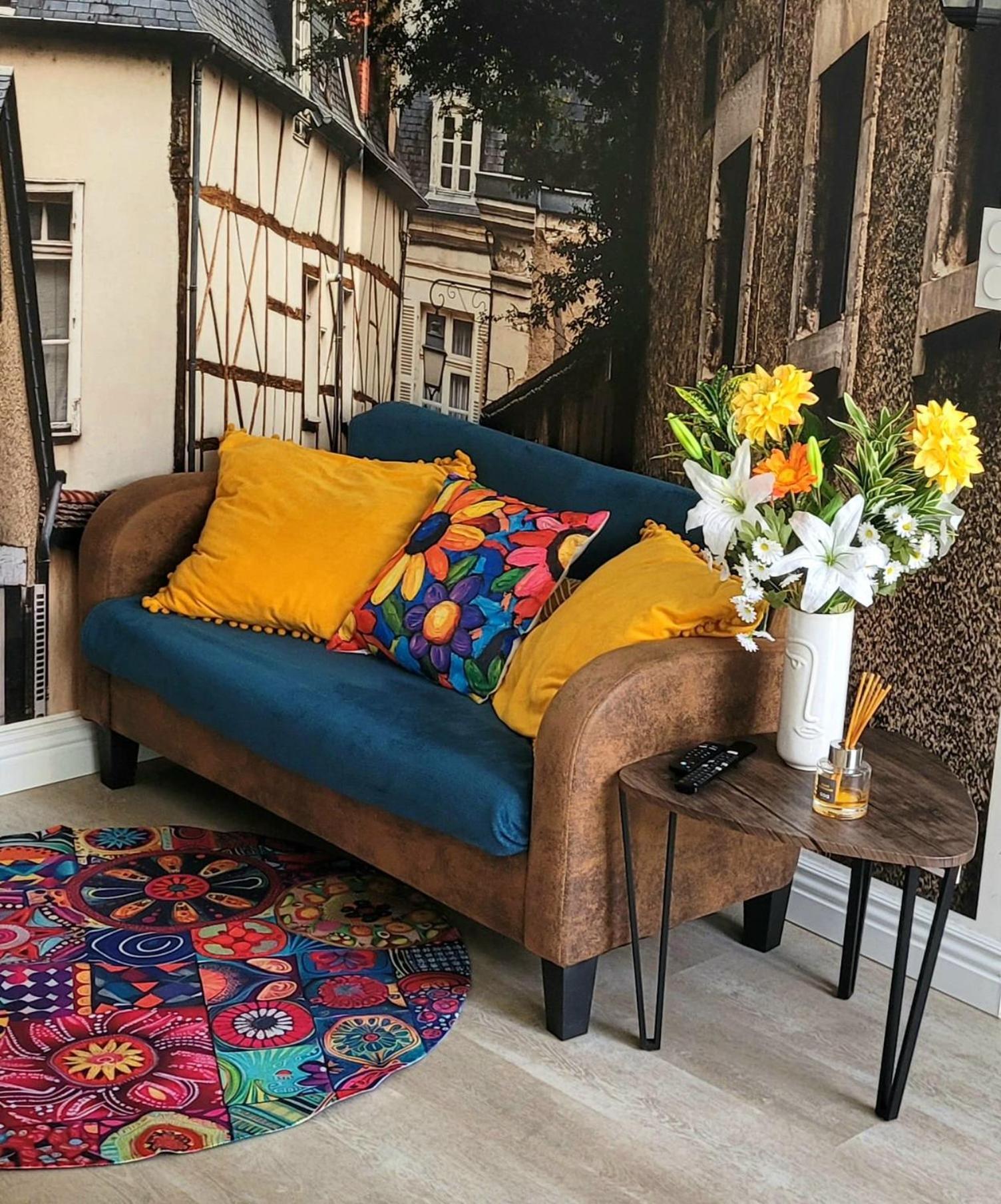 Les Volets Bleus - Deux Appartements Et Un Studio, Jardin Bourges Exteriör bild